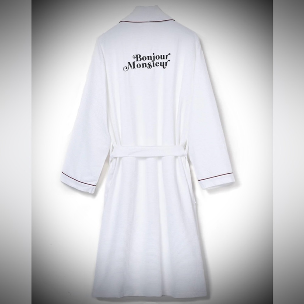 Spa waffle-knit robe